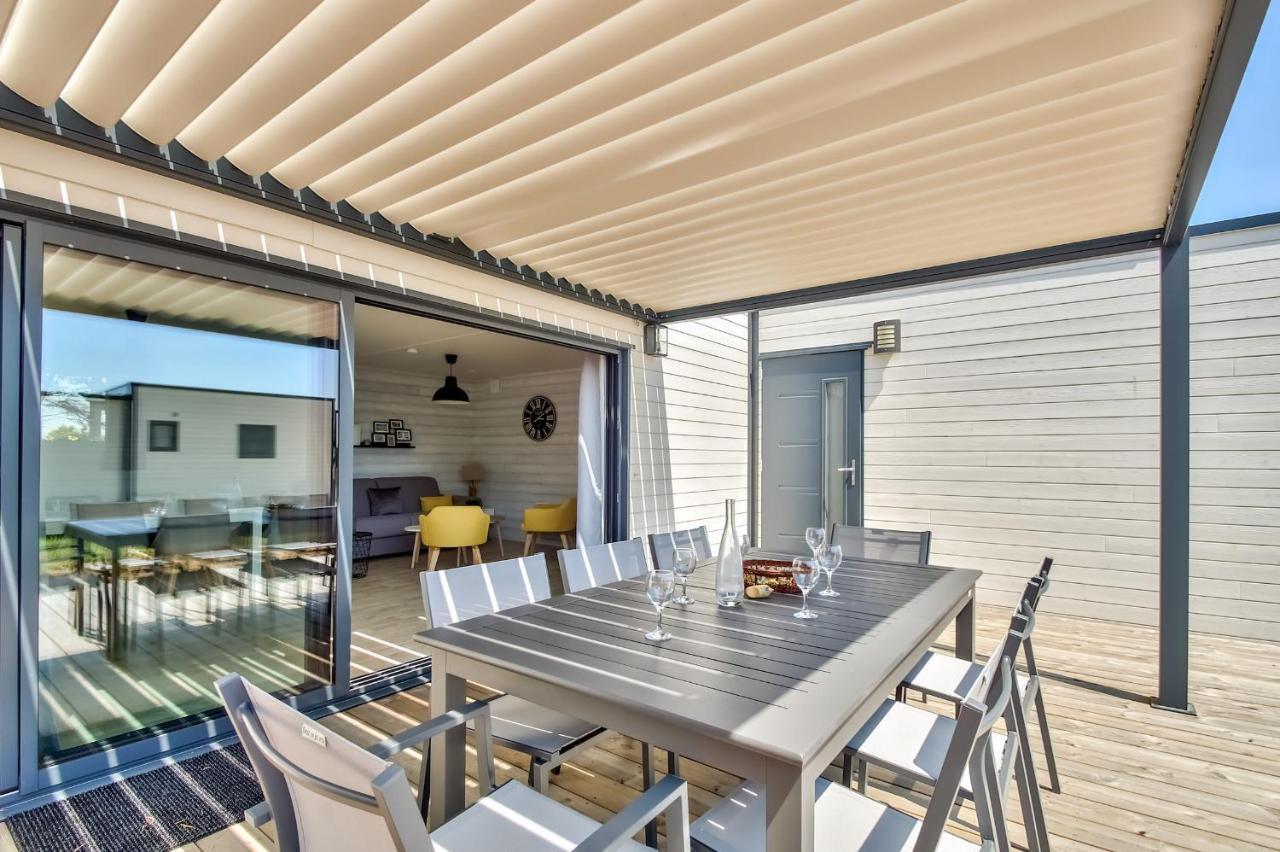 Chalet Pour 8 Dans Residence Avec Piscine Chauffee Brétignolles-sur-Mer Exterior foto